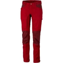 Lundhags Authentic II Damen Wanderhose - Rot/Dark Red 338