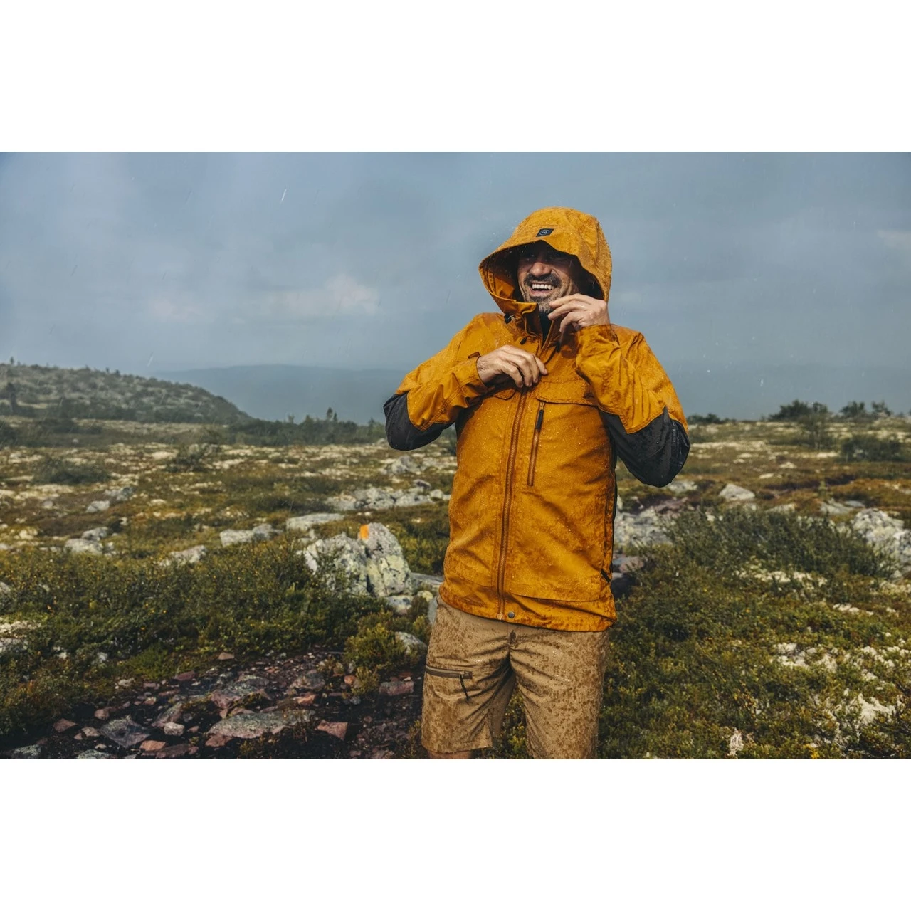 Lundhags Authentic Wanderjacke - Dunkelgold/Tea Green 216 5 Lundhags Authentic Wanderjacke - Dunkelgold/Tea Green 216 – Bild 3