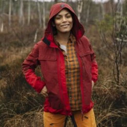 Lundhags Authentic Damen Wanderjacke - Forest Green/Dark Forest Green 619 -Lundhags lundhags authentic women s jacket red dark red 338 1 1336953 2