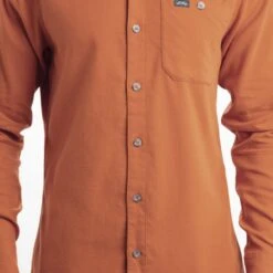 Lundhags Ekren Solid Langarmhemd - Amber 281 -Lundhags lundhags ekren solid long sleeve shirt amber 281 4 1397103