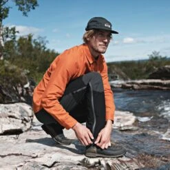 Lundhags Ekren Solid Langarmhemd - Amber 281 -Lundhags lundhags ekren solid long sleeve shirt amber 281 5 1397104