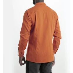 Lundhags Ekren Solid Langarmhemd - Amber 281 -Lundhags lundhags ekren solid long sleeve shirt amber 281 9 1397108