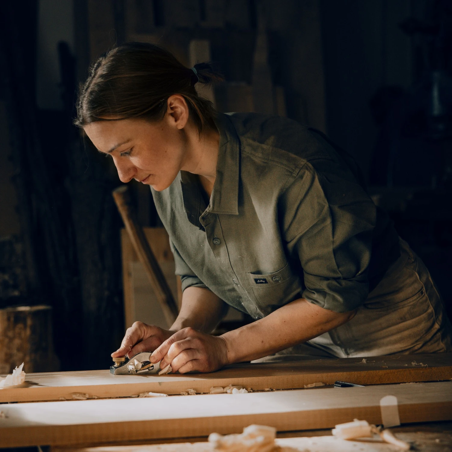 Lundhags Ekren Solid Langarmhemd - Clover 640 5 Lundhags Ekren Solid Langarmhemd - Clover 640 – Bild 3