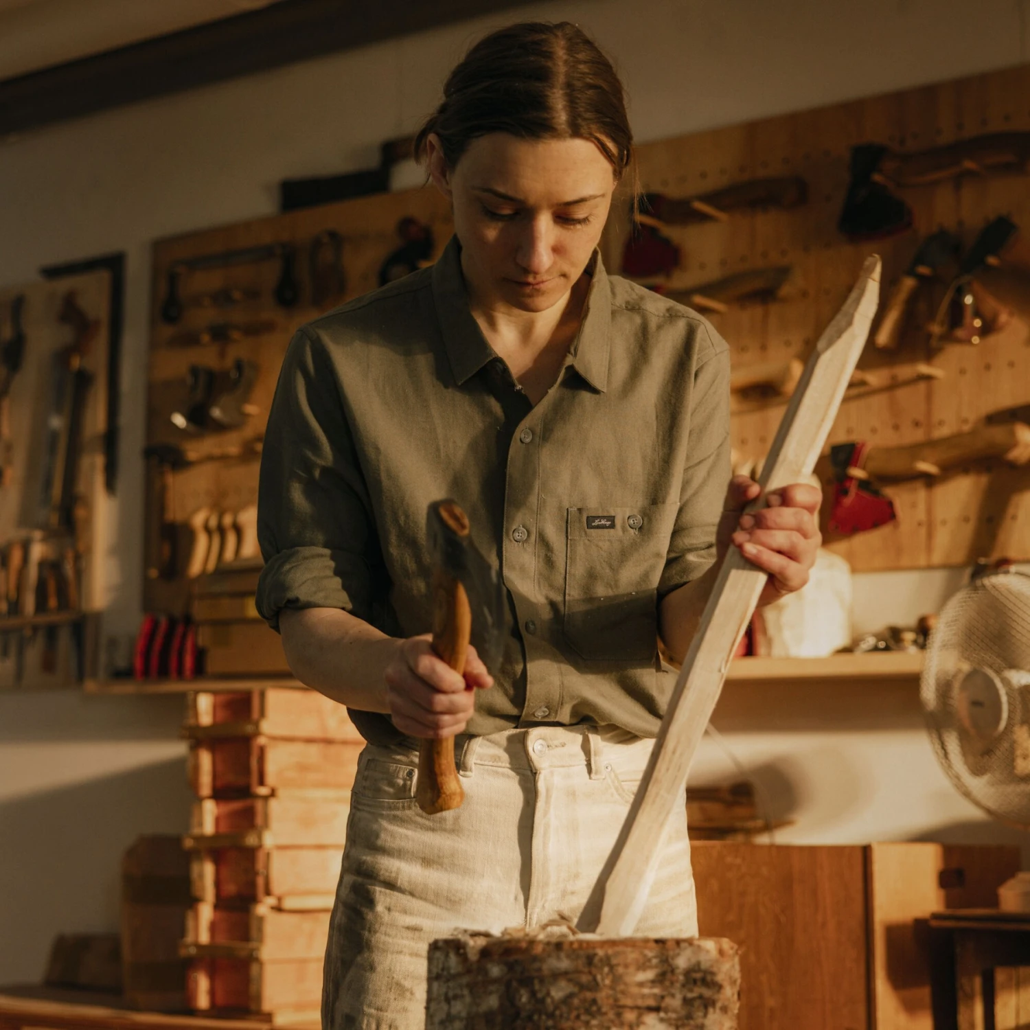 Lundhags Ekren Solid Langarmhemd - Clover 640 4 Lundhags Ekren Solid Langarmhemd - Clover 640 – Bild 2