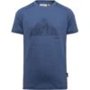 Lundhags Fika Merino Light Kinder T-Shirt - Mid Blue 465 -Lundhags lundhags fika merino light junior tee mid blue 1 1263818
