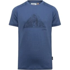 Lundhags Fika Merino Light Kinder T-Shirt - Mid Blue 465