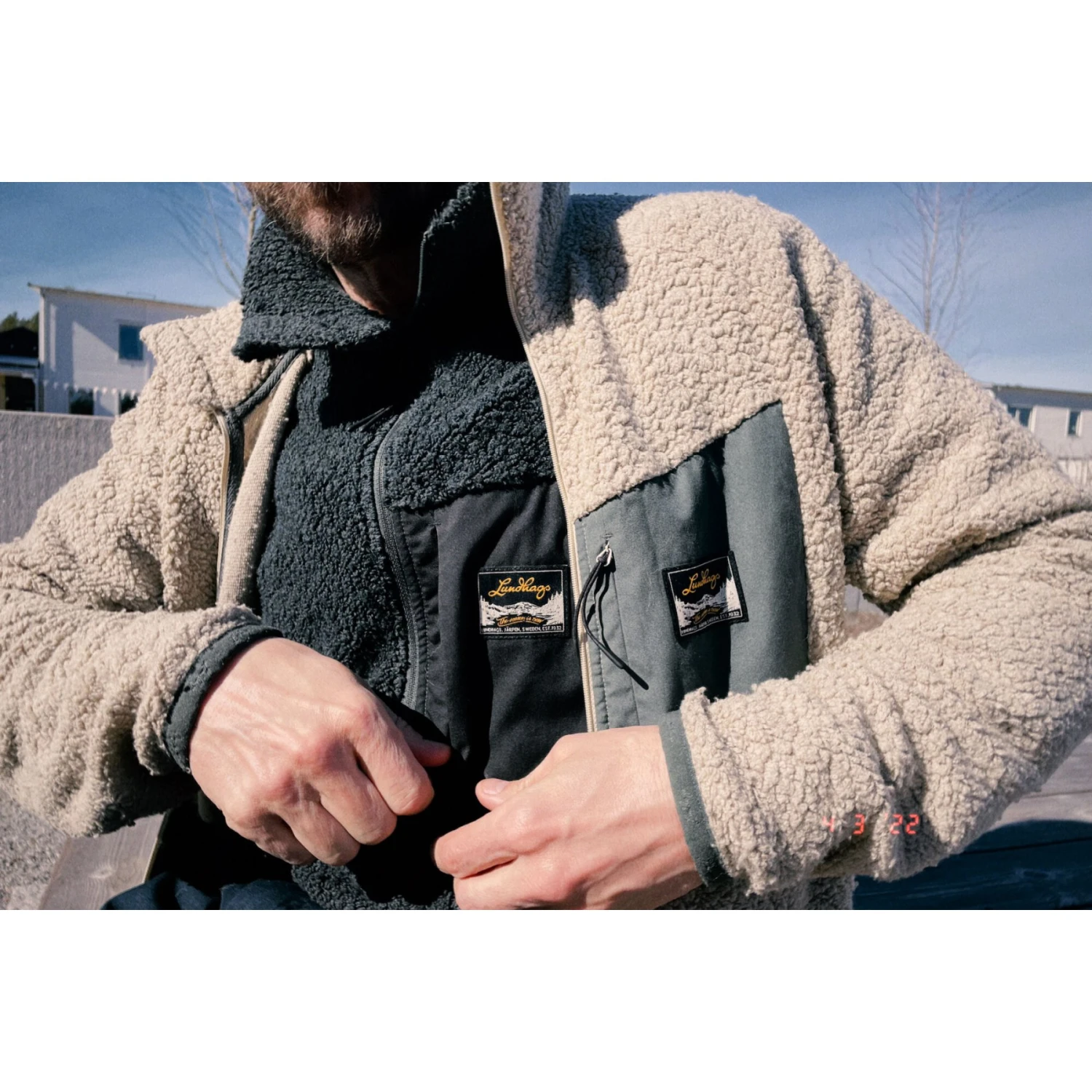 Lundhags Flok Wool Pile Fleecejacke - Sand 730 9 Lundhags Flok Wool Pile Fleecejacke - Sand 730 – Bild 7