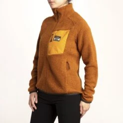 Lundhags Flok Wool Pile Damen Fleecejacke - Dunkelgold 006 -Lundhags lundhags flok wool pile women s jacket dark gold 006 5 1135573