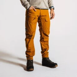 Lundhags Fulu Cargo Wanderhose - Dunkelgold 006 -Lundhags lundhags fulu cargo strech hybrid pants dark gold 006 5 1512109
