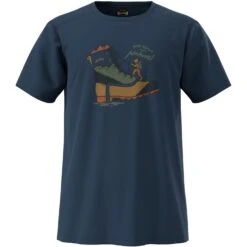 Lundhags Fulu Merino Climbing T-Shirt - Light Navy 480