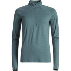 Lundhags Gimmer Merino Light 1/2 Zip Damen Langarmshirt - Jade 660