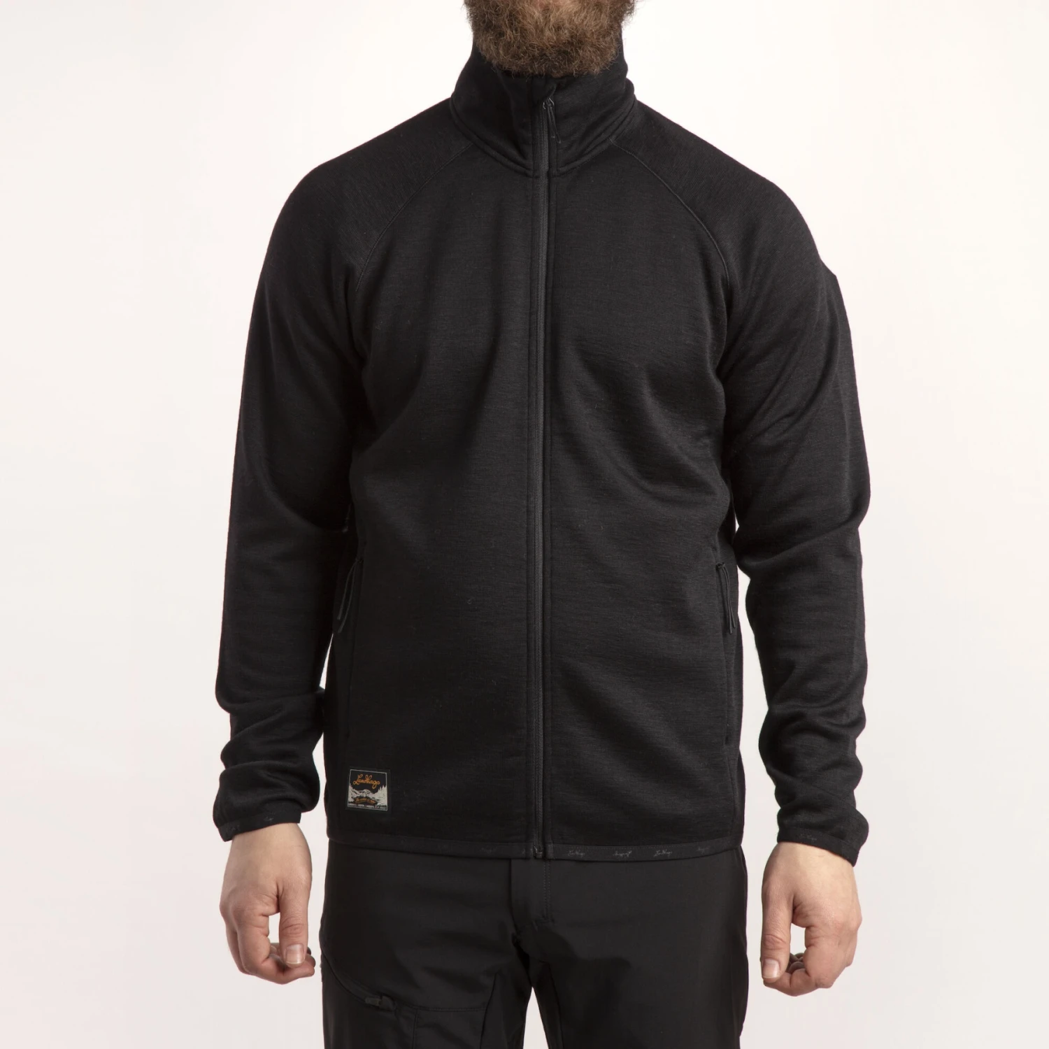 Lundhags Gosin Wool Knit Jacke - Schwarz 900 3 Lundhags Gosin Wool Knit Jacke - Schwarz 900 – Bild 2