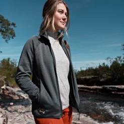 Lundhags Gosin Wool Knit Damenjacke - Dark Agave 656 -Lundhags lundhags gosin wool knit women s jacket dark agave 656 9 1400461