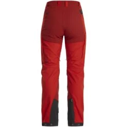 Lundhags Makke High Waist Damen Wanderhose - Lively Red/Mellow Red 252 -Lundhags lundhags makke high waist curved women s pants lively red mellow red 252 2 1400684