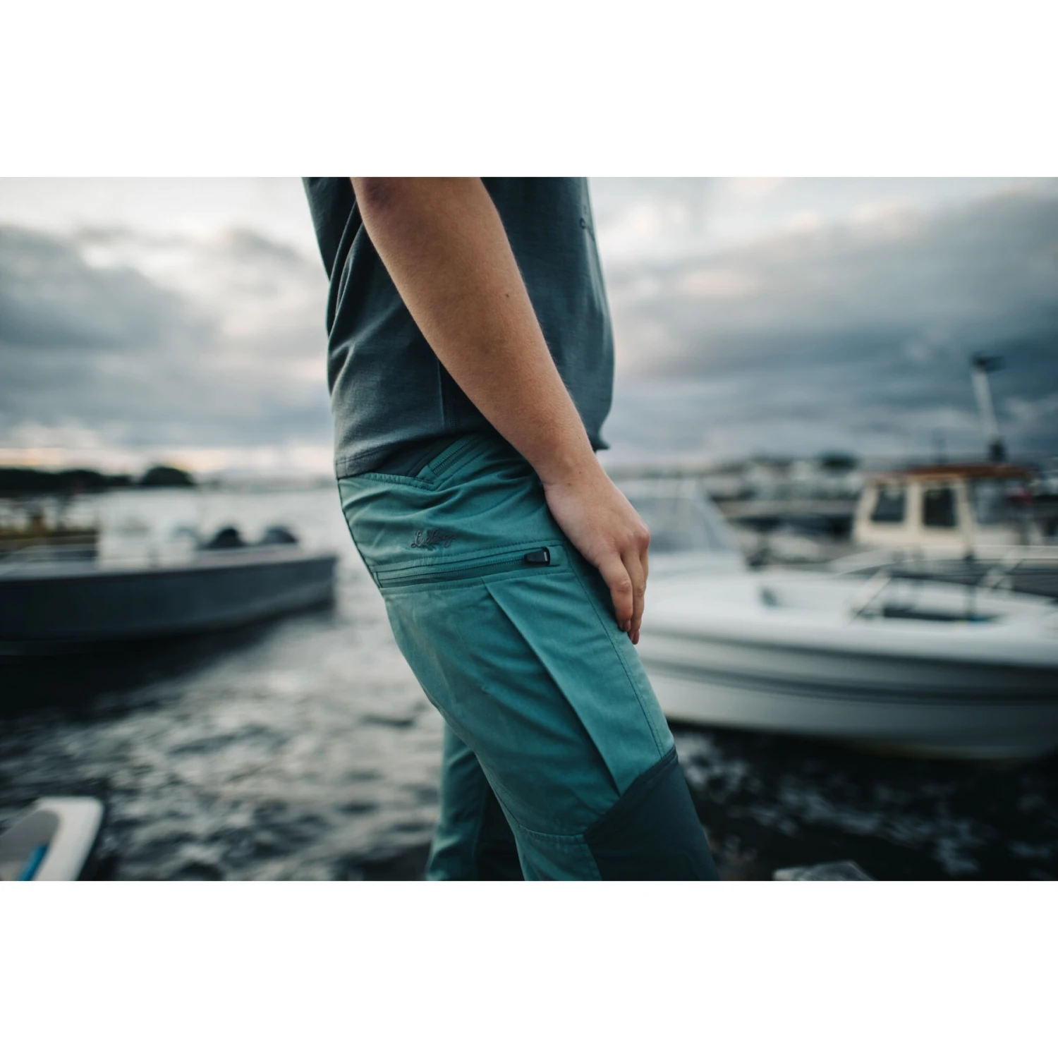 Lundhags Makke Damen Wanderhose - Fjord Blue/Charcoal 72252 5 Lundhags Makke Damen Wanderhose - Fjord Blue/Charcoal 72252 – Bild 3