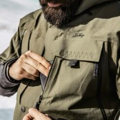 Lundhags Ocke Jacke - Forest Green/Charcoal 616 -Lundhags lundhags ocke waterproof jacket forest green 616 2 1337257