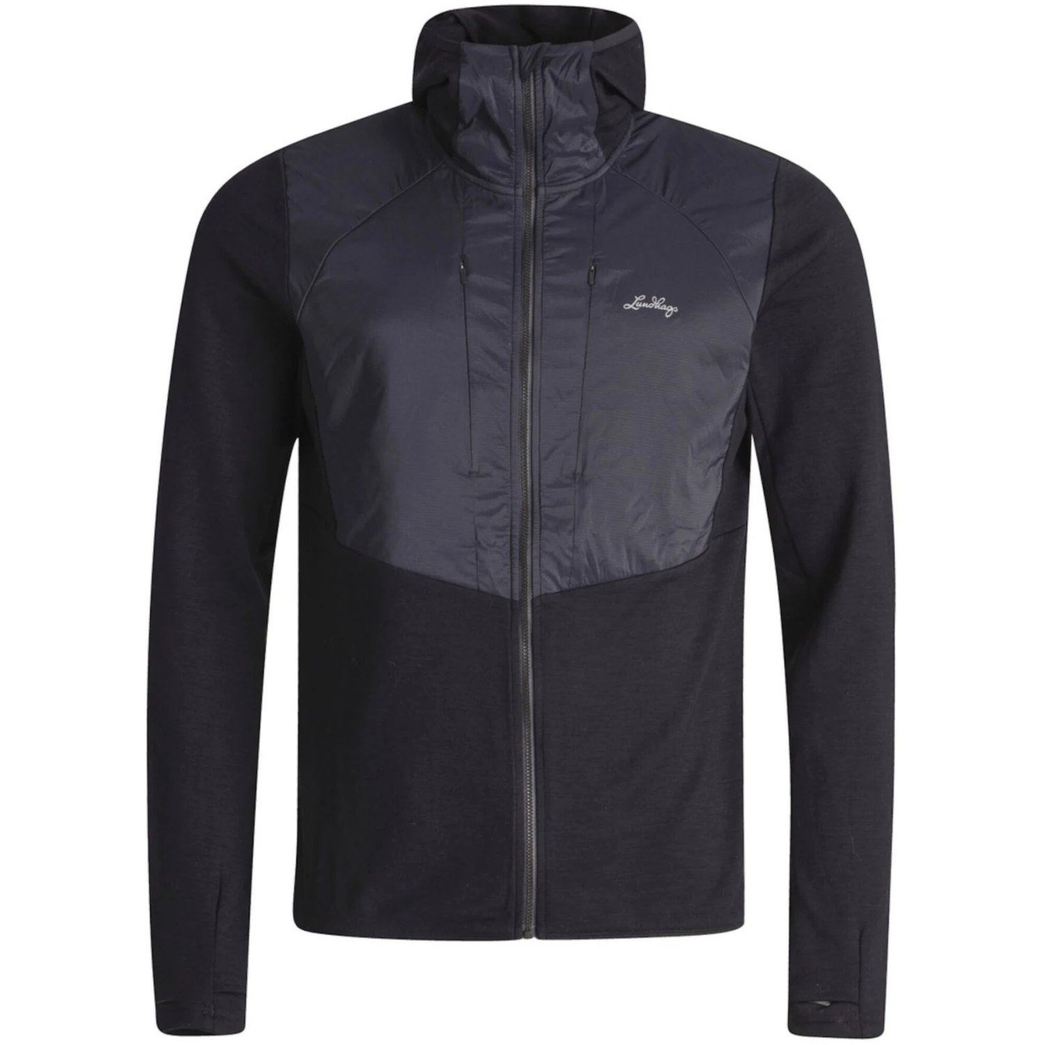 Lundhags Padje Merino Block Kapuzenjacke - Schwarz 900 3 Lundhags Padje Merino Block Kapuzenjacke - Schwarz 900