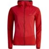 Lundhags Padje Merino Block Damen Kapuzenjacke - Lively Red 250