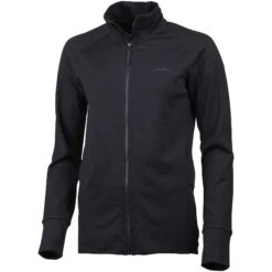 Lundhags Ullto Merino Full Zip Damenjacke - Schwarz 900